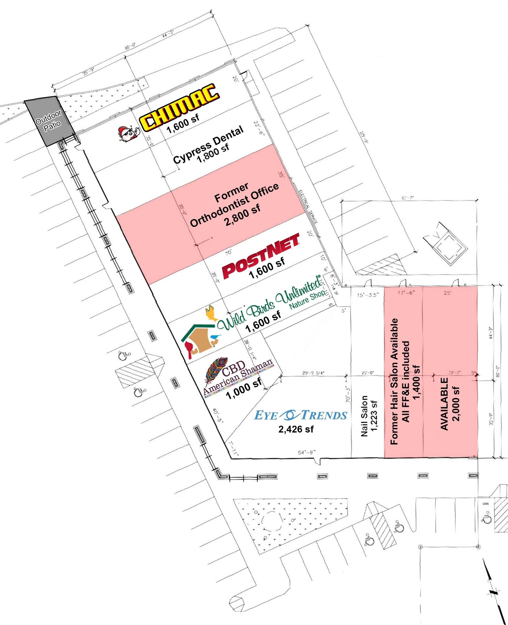 12312-12320 Barker Cypress Rd, Cypress, TX for lease Site Plan- Image 1 of 2