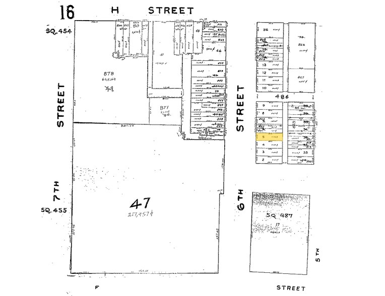 707 6th St NW, Washington, DC for lease - Plat Map - Image 2 of 3