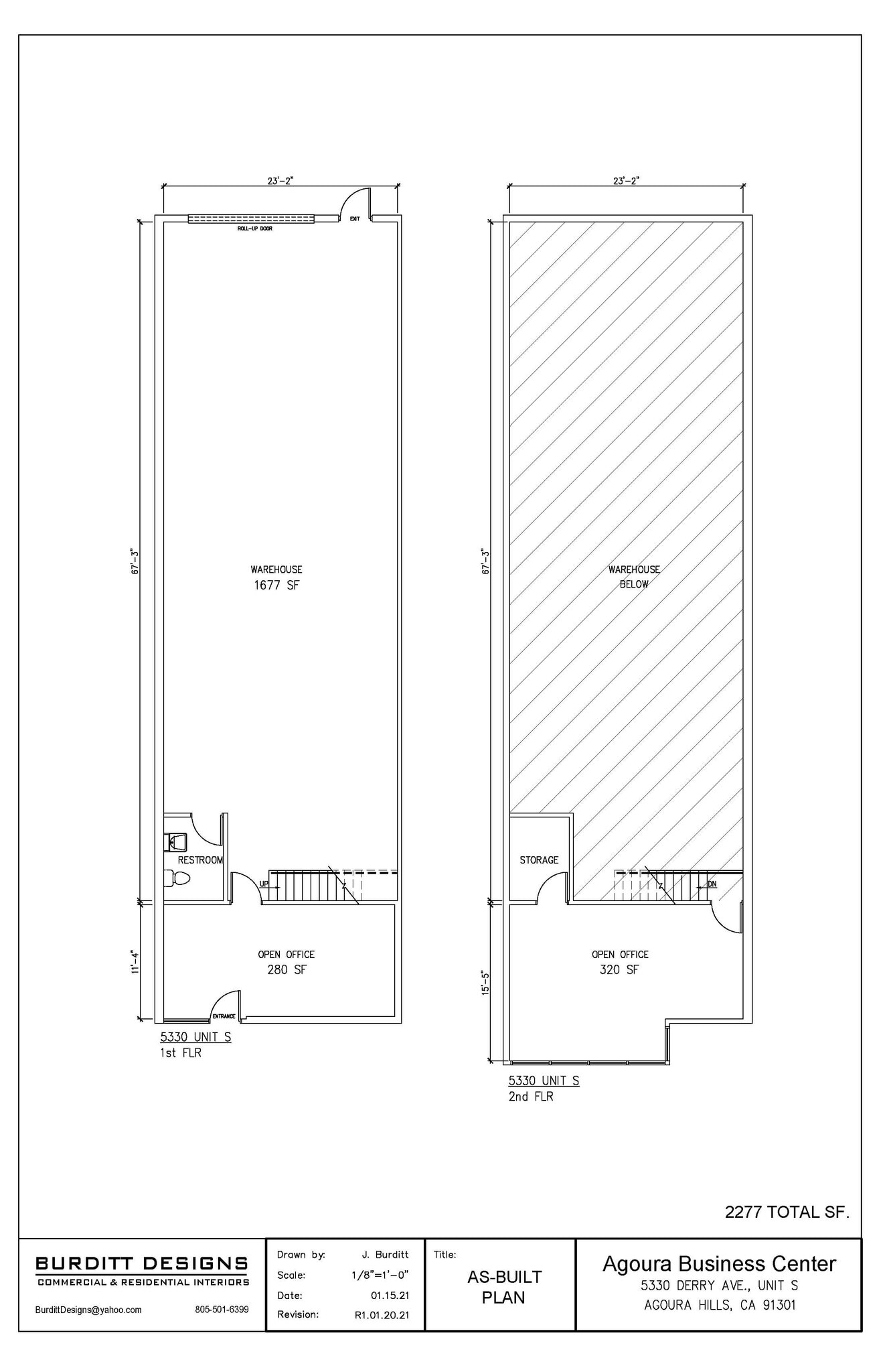 5304 Derry Ave, Agoura Hills, CA for lease Floor Plan- Image 1 of 8