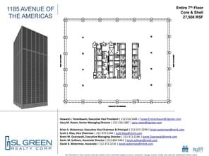 1185 Avenue of the Americas, New York, NY for lease Floor Plan- Image 1 of 1