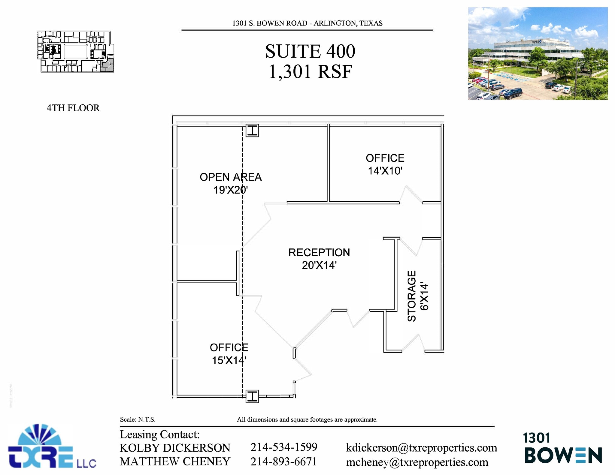 1301 S Bowen Rd, Arlington, TX for lease Floor Plan- Image 1 of 1