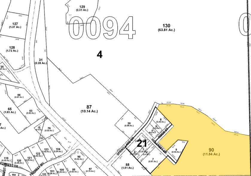 Spring Lake Dr, Palmetto, GA for sale - Plat Map - Image 2 of 5