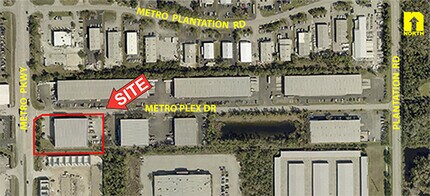6150 Metro Plex Dr, Fort Myers, FL for lease Aerial- Image 2 of 3