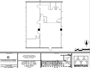 3025 S Parker Rd, Aurora, CO for lease Floor Plan- Image 1 of 1