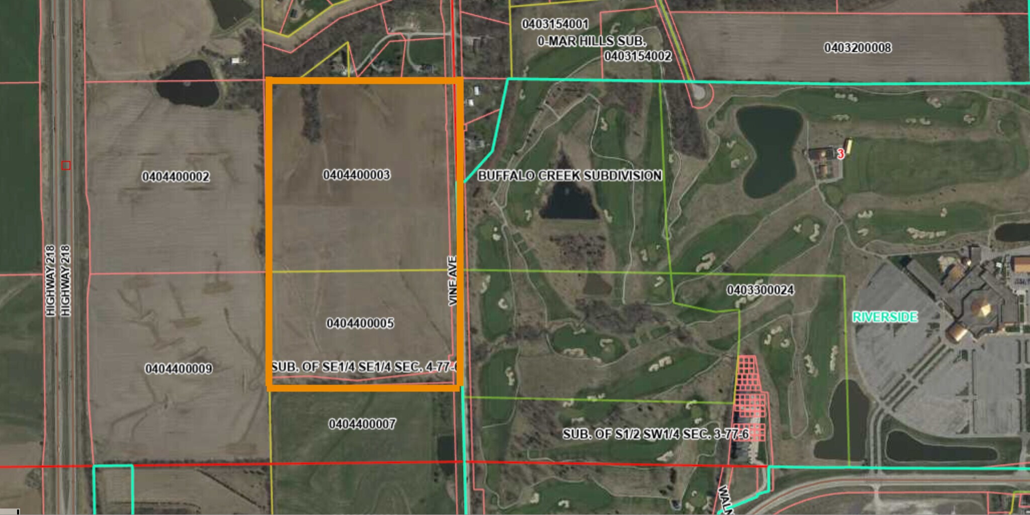 Vine Ave, Riverside, IA for sale Primary Photo- Image 1 of 1