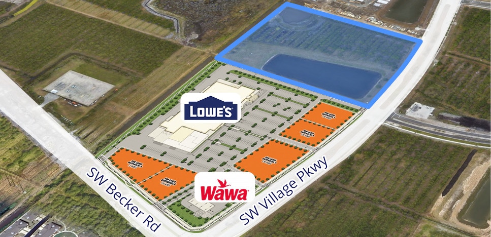 Becker Road & SW Village Parkway, Port Saint Lucie, FL for sale - Building Photo - Image 1 of 4