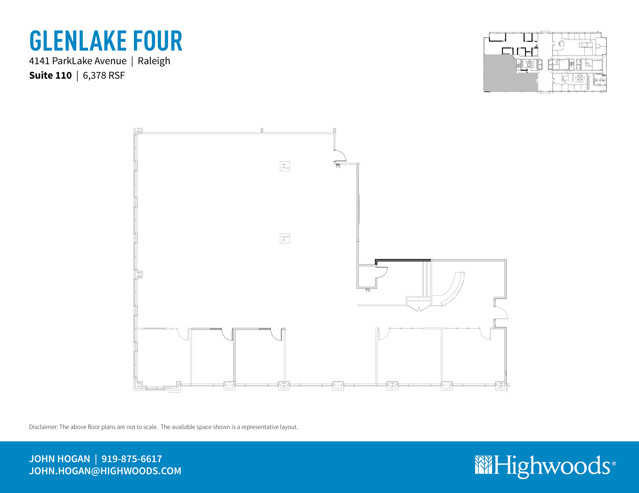 4141 Parklake Ave, Raleigh, NC for lease Floor Plan- Image 1 of 1