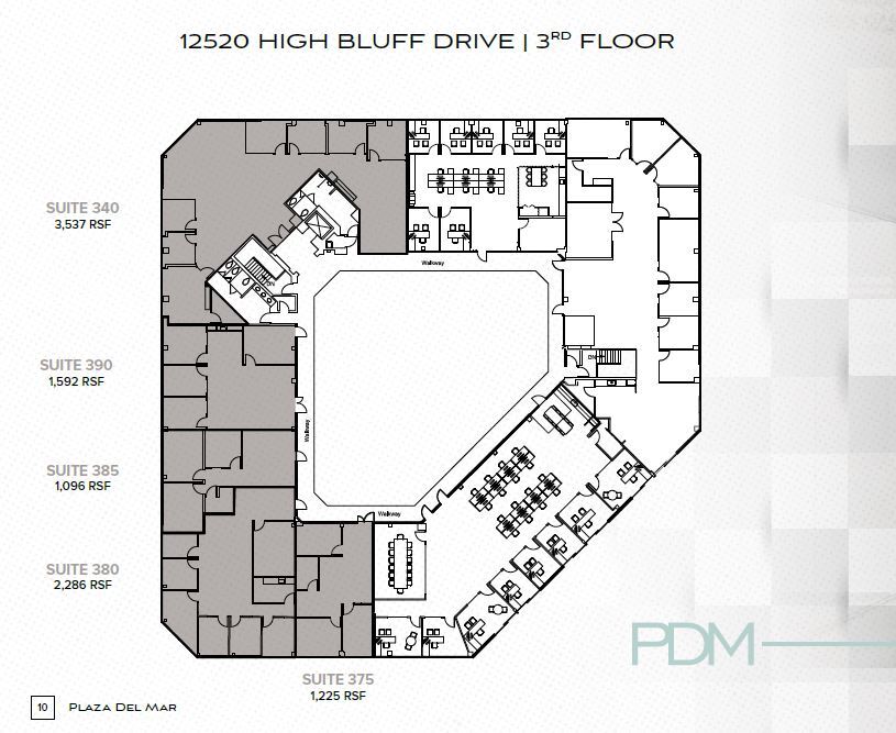 12520 High Bluff Dr, San Diego, CA for lease Floor Plan- Image 1 of 1