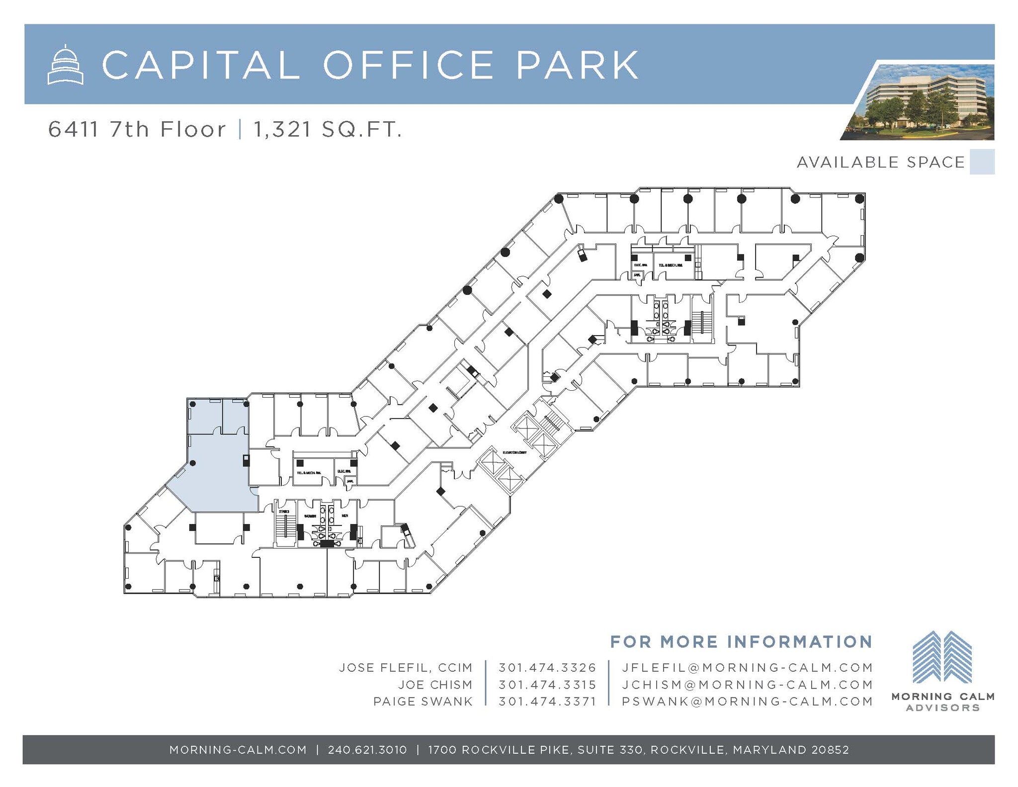 6411 Ivy Ln, Greenbelt, MD for lease Floor Plan- Image 1 of 1