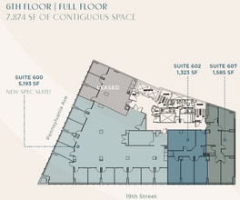 1901 Pennsylvania Ave NW, Washington, DC for lease Floor Plan- Image 2 of 5