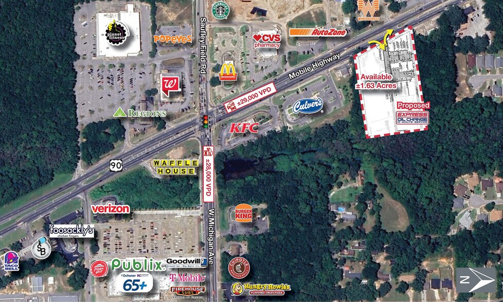 6100 Mobile Hwy, Pensacola, FL for sale - Building Photo - Image 2 of 3
