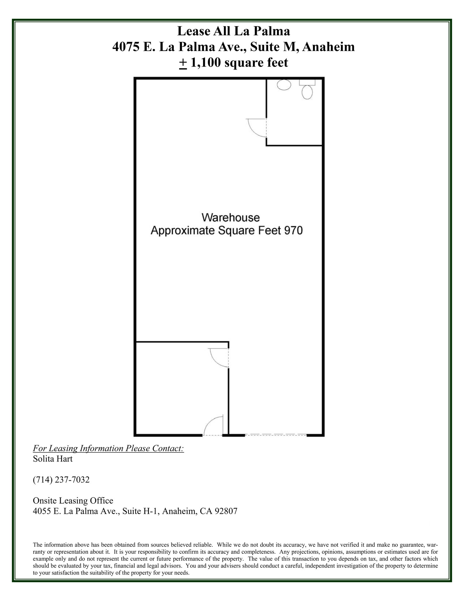 4075 E La Palma Ave, Anaheim, CA for lease Site Plan- Image 1 of 1