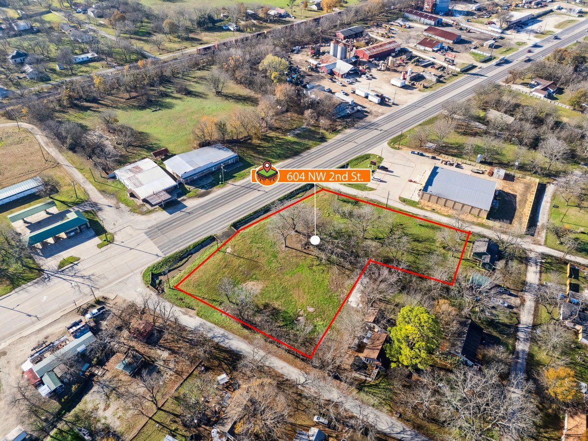 604 NW 2nd St, Kerens, TX for sale Aerial- Image 1 of 8