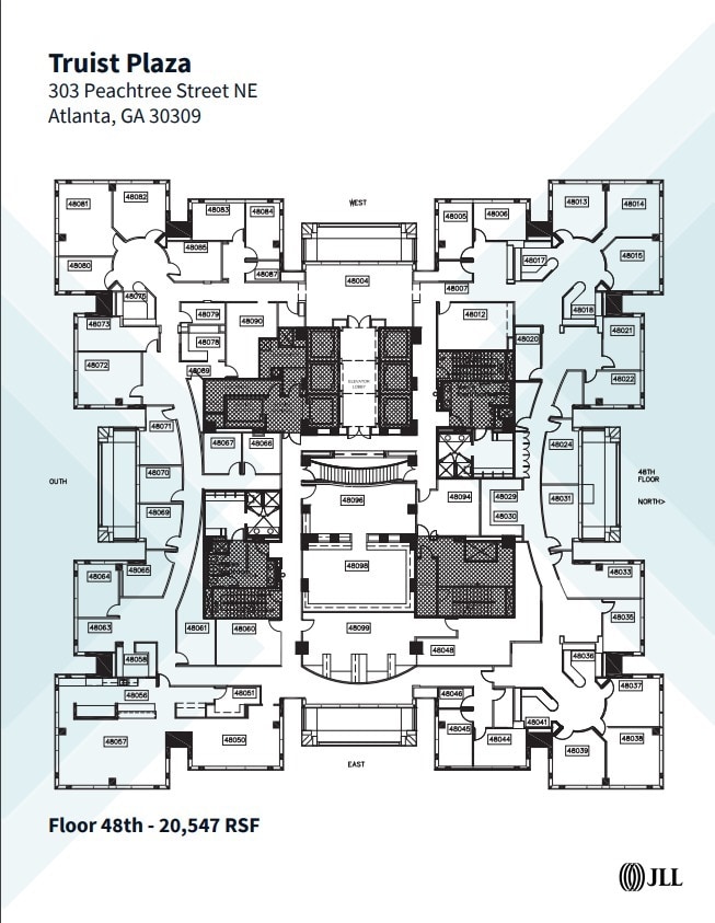 303 Peachtree St Ne, Atlanta, GA for lease Floor Plan- Image 1 of 1