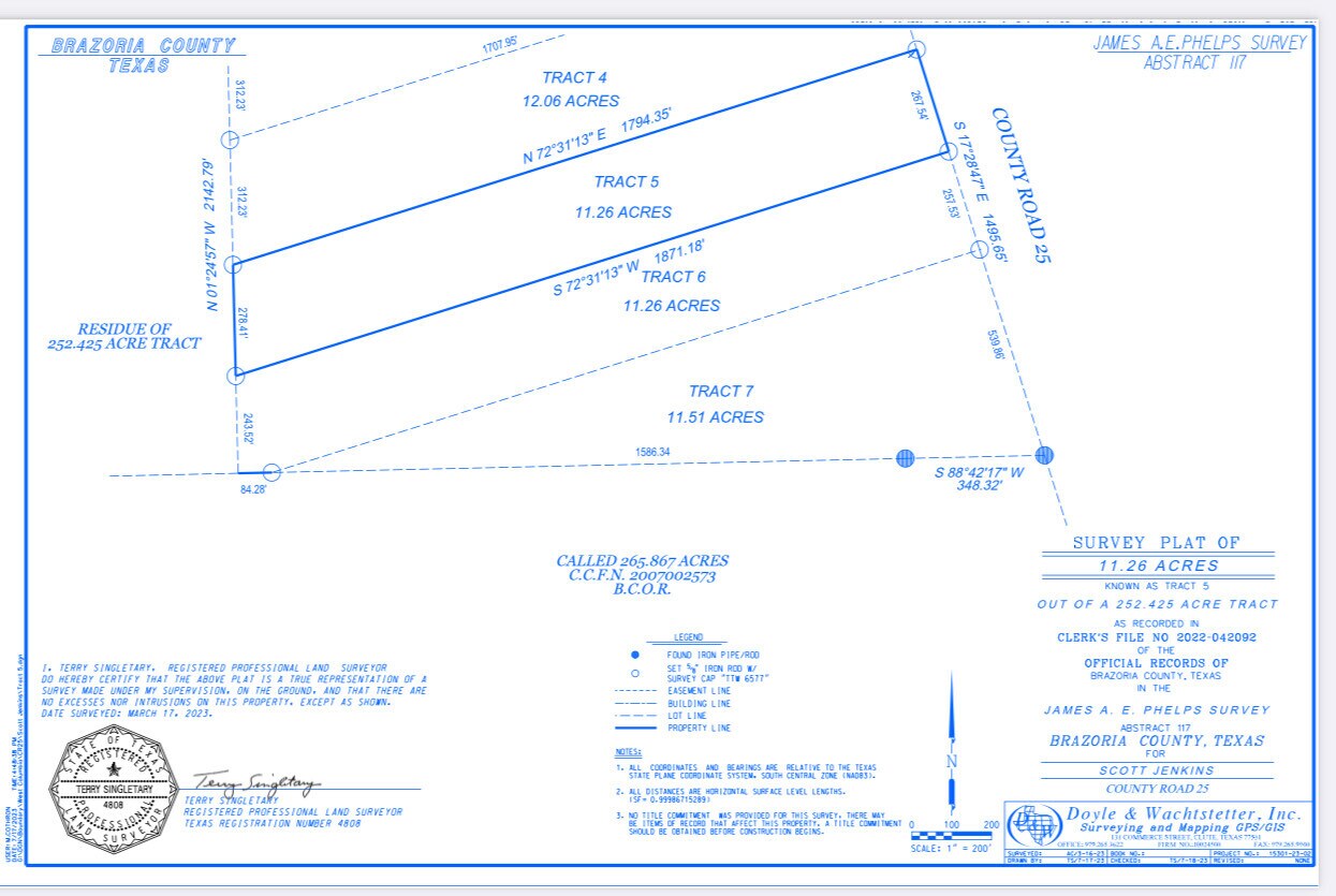0 TRACT 5 COUNTY ROAD 25, Damon, TX 77430 0 TRACT 5 COUNTY ROAD 25