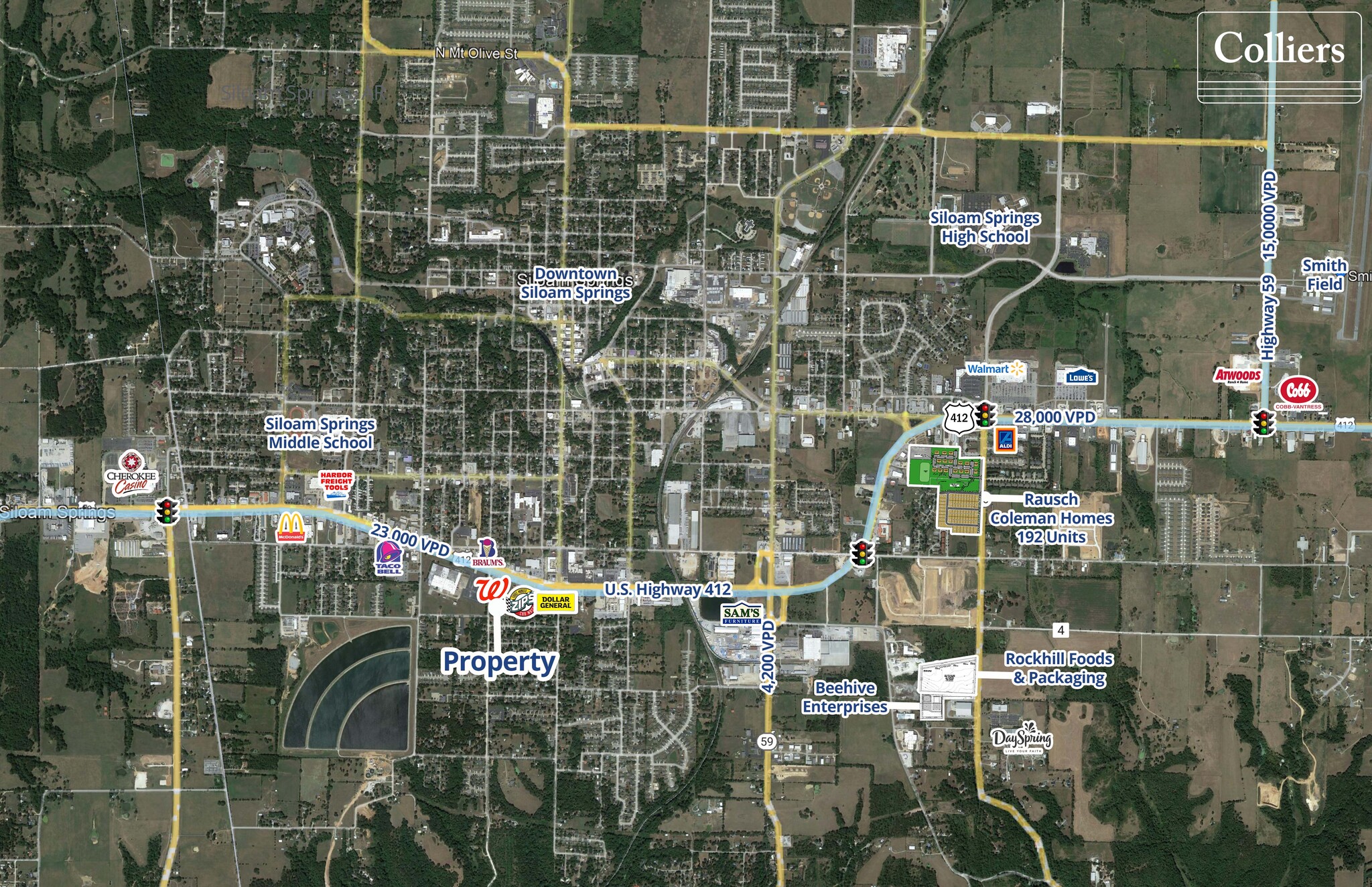 S Elm Street & US Hwy 412, Siloam Springs, AR 72761 - Land for Sale ...