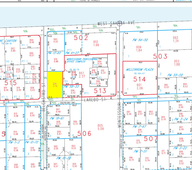 2555 Montessouri St, Las Vegas, NV for sale - Plat Map - Image 1 of 1