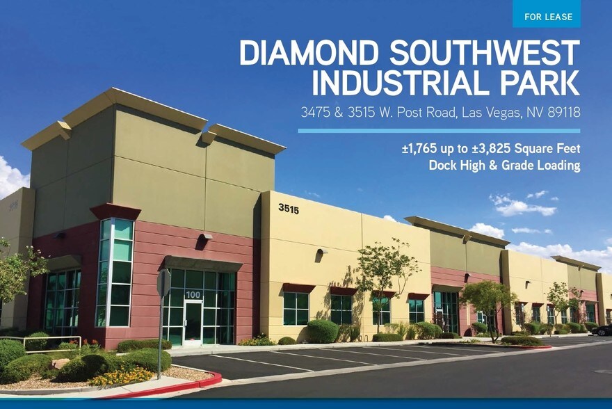 3475 W Post Rd, Las Vegas, NV for sale - Building Photo - Image 1 of 1