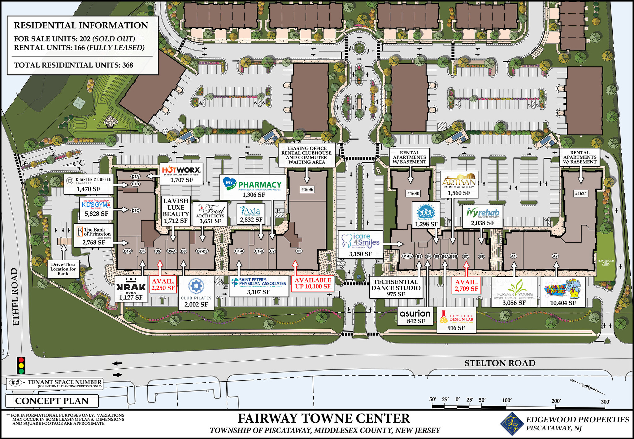 1630 Stelton Rd, Piscataway, NJ for lease Site Plan- Image 1 of 1