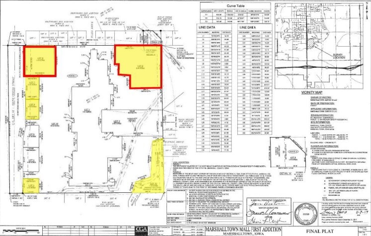 2500 S Center St, Marshalltown, IA for sale - Plat Map - Image 3 of 3