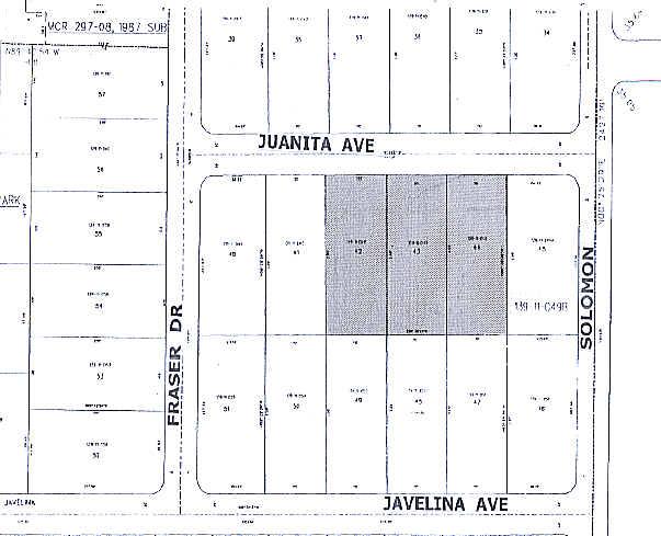 929 E Juanita Ave, Mesa, AZ for lease - Plat Map - Image 3 of 4