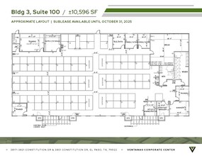 3821 Constitution Dr, El Paso, TX for lease Floor Plan- Image 1 of 1