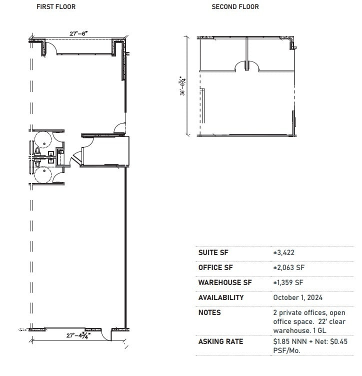 8 Goodyear, Irvine, CA for lease Floor Plan- Image 1 of 1