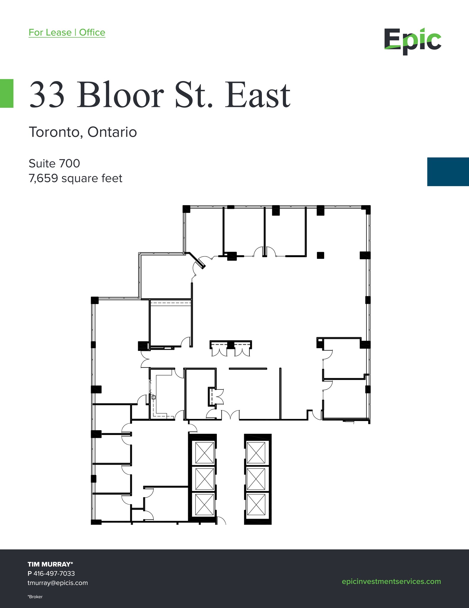 33 Bloor St E, Toronto, ON for lease Site Plan- Image 1 of 2