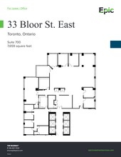 33 Bloor St E, Toronto, ON for lease Site Plan- Image 1 of 2