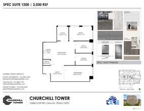 12400 Coit Rd, Dallas, TX for lease Floor Plan- Image 2 of 8