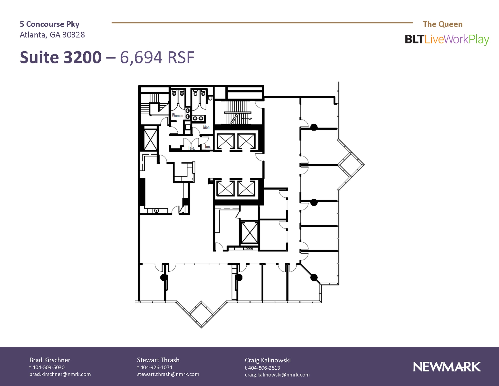 6 Concourse Pky NE, Atlanta, GA for lease Floor Plan- Image 1 of 1