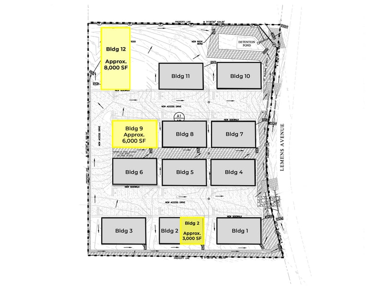 600 Lemens Ave, Hutto, TX for lease - Site Plan - Image 2 of 2