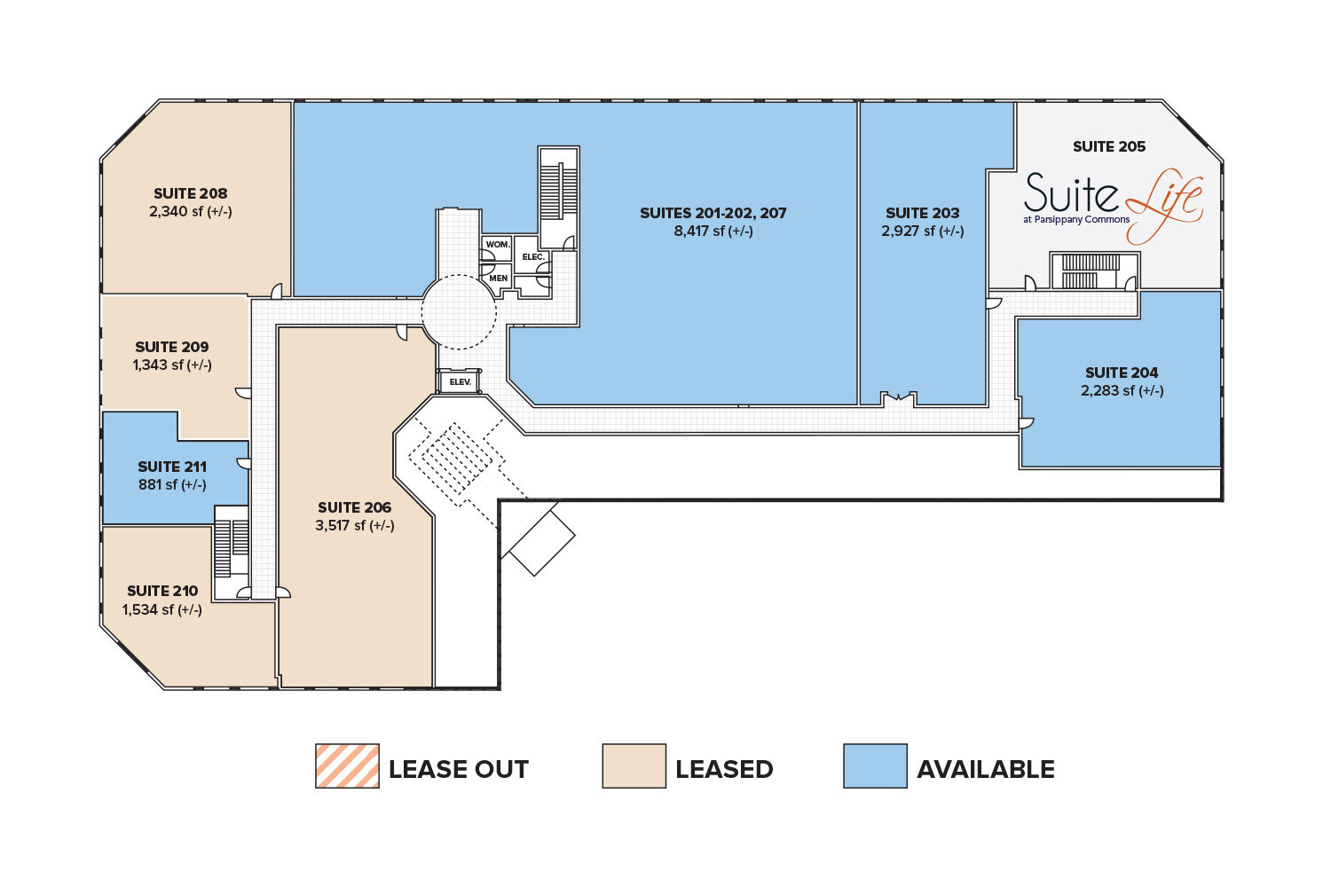 3219 Route 46, Parsippany, NJ for lease Floor Plan- Image 1 of 1