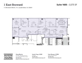 1 E Broward Blvd, Fort Lauderdale, FL for lease Site Plan- Image 1 of 1