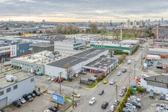1250 Venables St, Vancouver, BC - AERIAL  map view - Image1