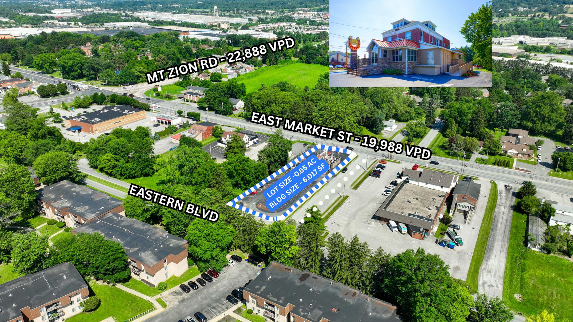 3406 E Market St, York, PA for lease Aerial- Image 1 of 15