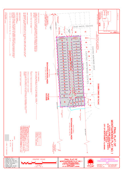 SUSAN Dr, Montgomery, AL for sale - Plat Map - Image 1 of 1