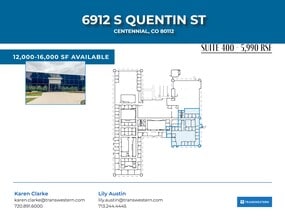 6912 S Quentin St, Centennial, CO for lease Site Plan- Image 2 of 2