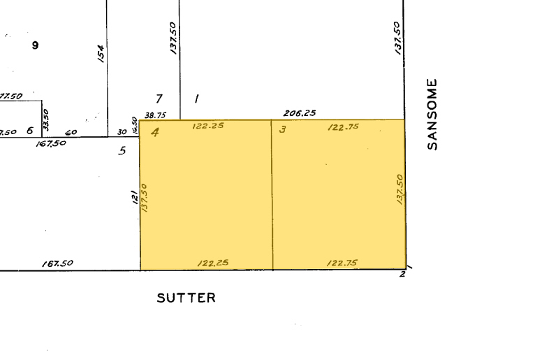 1 Sansome St, San Francisco, CA for lease - Plat Map - Image 2 of 13