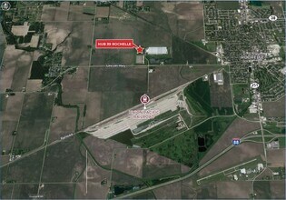 Centerpoint Dr, Rochelle, IL - AERIAL  map view