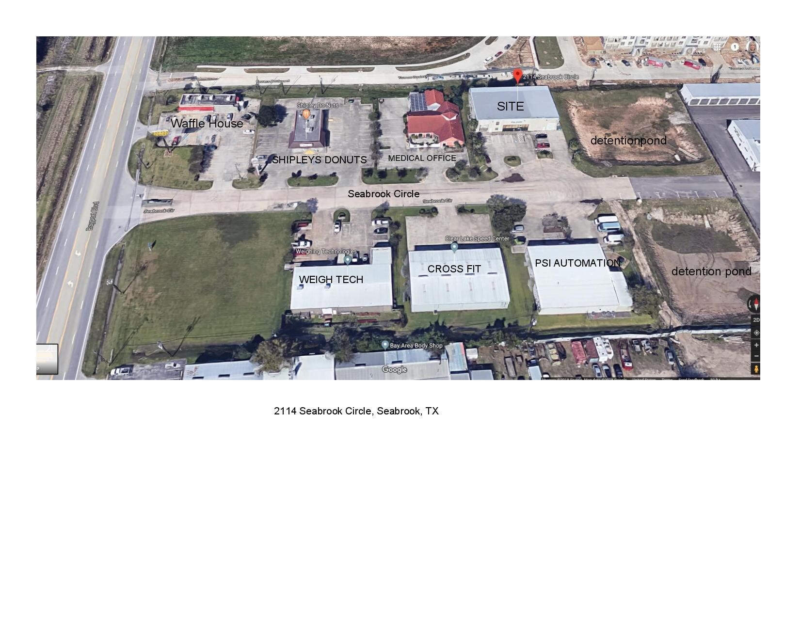 2114 Seabrook Cir, Seabrook, TX for sale Aerial- Image 1 of 1