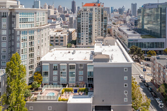 1336 Post St, San Francisco, CA - aerial  map view