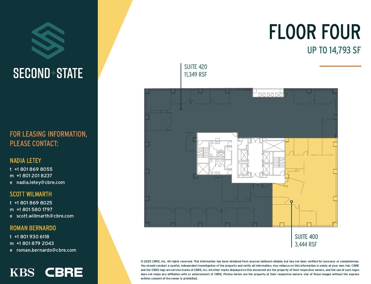 215 S State St, Salt Lake City, UT for lease Floor Plan- Image 1 of 7
