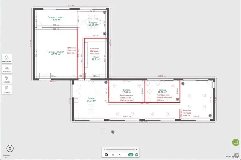 Office in Castelnau-le-Lez for lease Floor Plan- Image 1 of 1