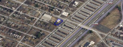 710 N Hamilton St, Richmond, VA - aerial  map view