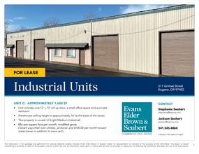 211 Grimes St, Eugene, OR for lease Interior Photo- Image 2 of 3