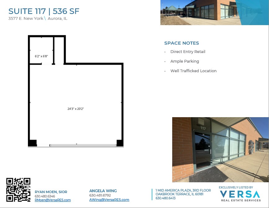 3577 E New York St, Aurora, IL for lease Floor Plan- Image 1 of 3