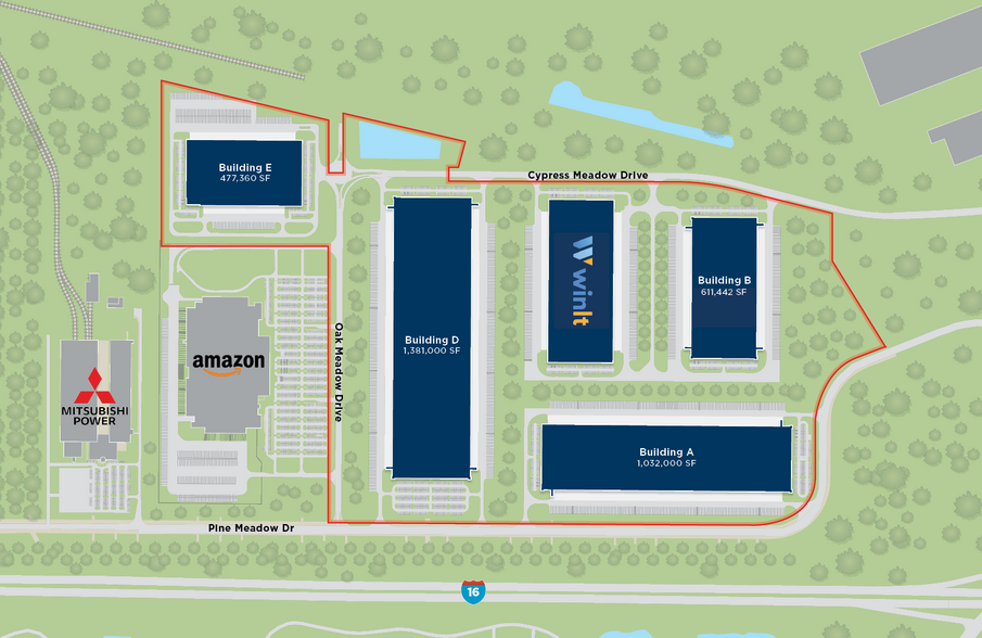 0 Pine Meadow Dr, Pooler, GA for lease - Site Plan - Image 3 of 5