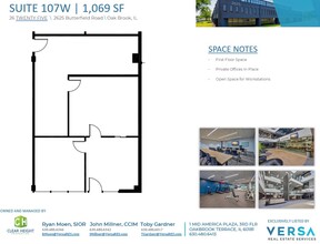 2625 Butterfield Rd, Oak Brook, IL for lease Floor Plan- Image 1 of 1