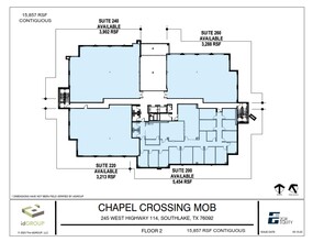 245 W SH 114, Southlake, TX for lease Floor Plan- Image 2 of 2